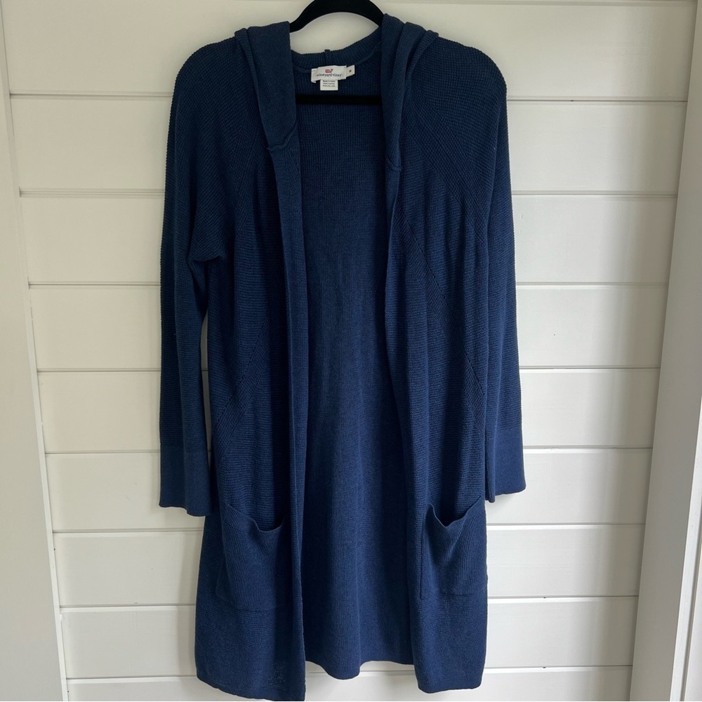 VINEYARD VINES navy blue duster cardigan